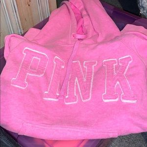Pink hoodie